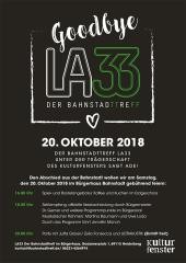 Poster "Goodbye LA33" (Bild: Kulturfenster)