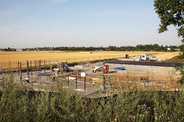 Übersicht über die im Bau befindliche Freizeitfläche (Foto: Stadt Heidelberg) Übersicht über die im Bau befindliche Freizeitfläche (Foto: Stadt Heidelberg)