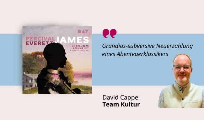 James Medientipp und Buchcover James
