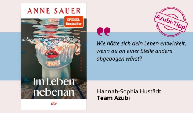 Anne Sauer: Im Leben nebenan Medientipp und Buchcover Anne Sauer: Im Leben nebenan