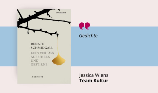 Renate Schmidgall: Kein Verlass auf Uhren und Gestirne Medientipp und Buchcover Renate Schmidgall: Kein Verlass auf Uhren und Gestirne