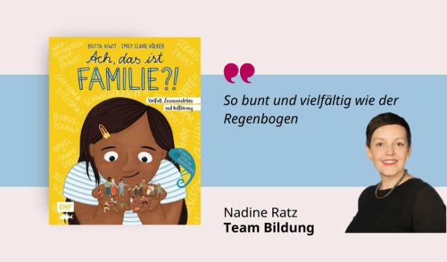 Ach, das ist Familie Medientipp und Buchcover Ach, das ist Familie
