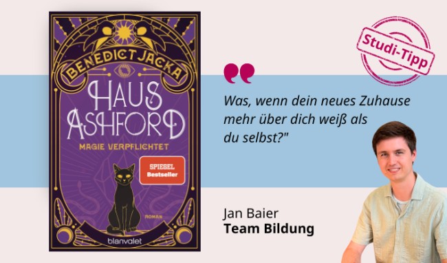 Magie verpflichtet - Haus Ashford Medientipp und Buchcover Magie verpflichtet - Haus Ashford