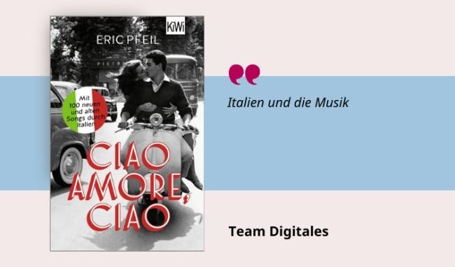 Ciao amore, ciao Medientipp und Buchcover Ciao amore, ciao