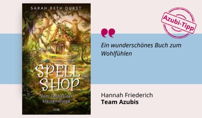 Spell Shop Medientipp und Buchcover Spell Shop