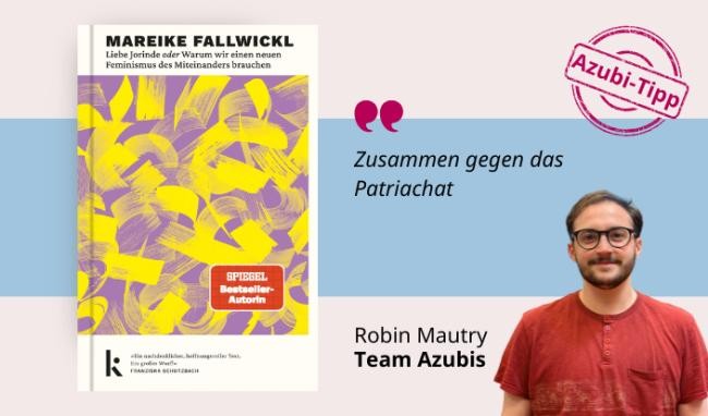 Liebe Jorinde oder Warum wir einen neuen Feminismus des Miteinanders brauchen Medientipp und Buchcover Liebe Jorinde oder Warum wir einen neuen Feminismus des Miteinanders brauchen