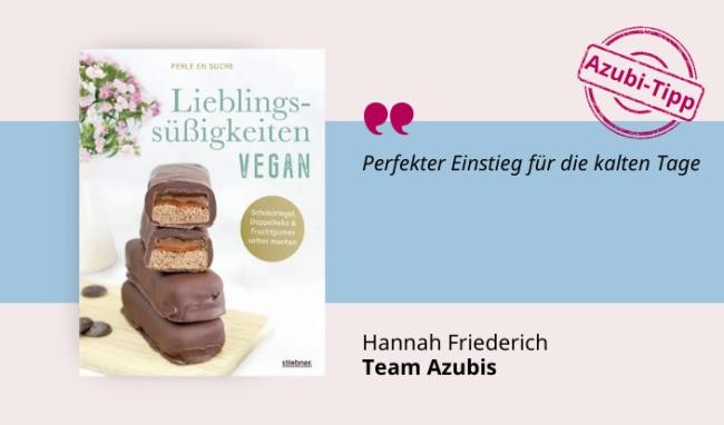 Lieblingssüßigkeiten vegan Medientipp und Buchcover Lieblingssüßigkeiten vegan