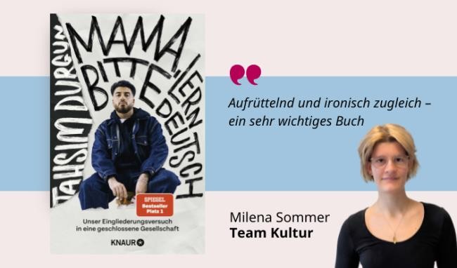Mama, bitte lern Deutsch! Medientipp und Buchcover Mama, bitte lern Deutsch!