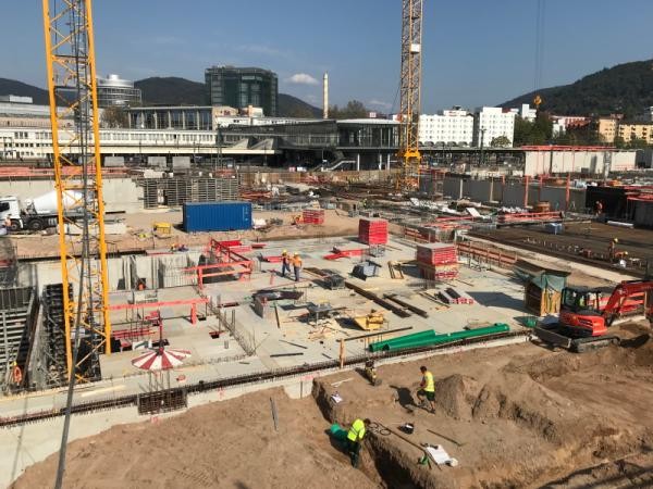 Europaplatz in der Bahnstadt. Foto: Stadt Heidelberg