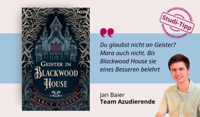 Geister in Blackwood House Medientipp und Buchcover Geister in Blackwood House