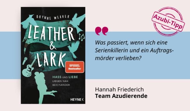 Leather & Lark Medientipp und Buchcover Leather & Lark