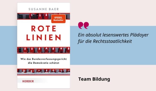 Rote Linie Medientipp und Buchcover Rote Linie