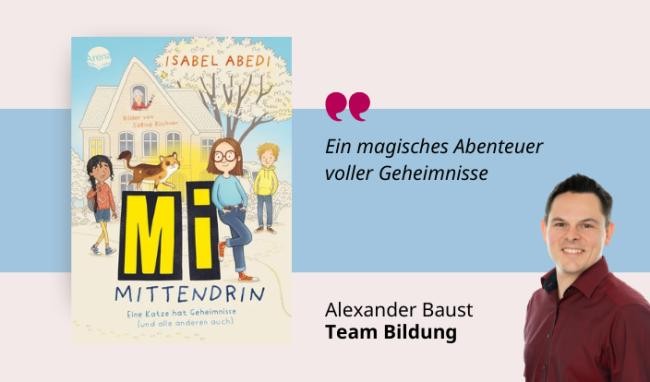 Mi mittendrin Medientipp und Buchcover Mi mittendrin