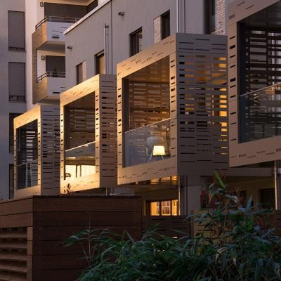 Abendstimmung in der Bahnstadt (Foto: Frelet) Abendstimmung in der Bahnstadt (Foto: Frelet)