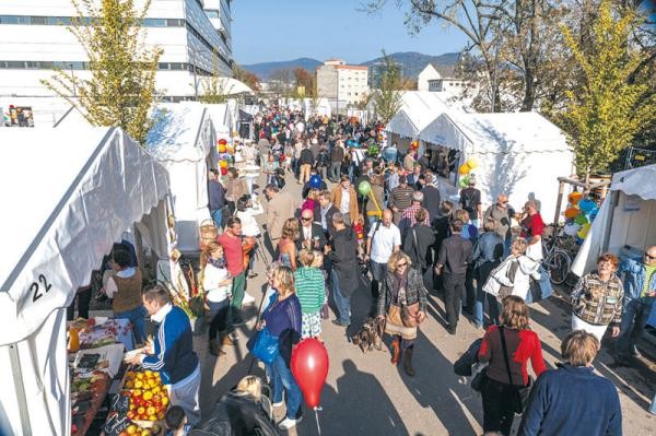 Besucherandrang beim Bahnstadtfest 2012 (Foto: Buck)