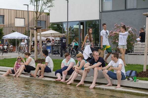 Der Heidelberger Stadtteil Bahnstadt zieht vor allem junge und gut ausgebildete Menschen an. (Foto: Rothe) Der Heidelberger Stadtteil Bahnstadt zieht vor allem junge und gut ausgebildete Menschen an. (Foto: Rothe)