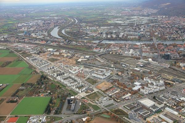 Luftbild der Bahnstadt (Foto: Sommer)