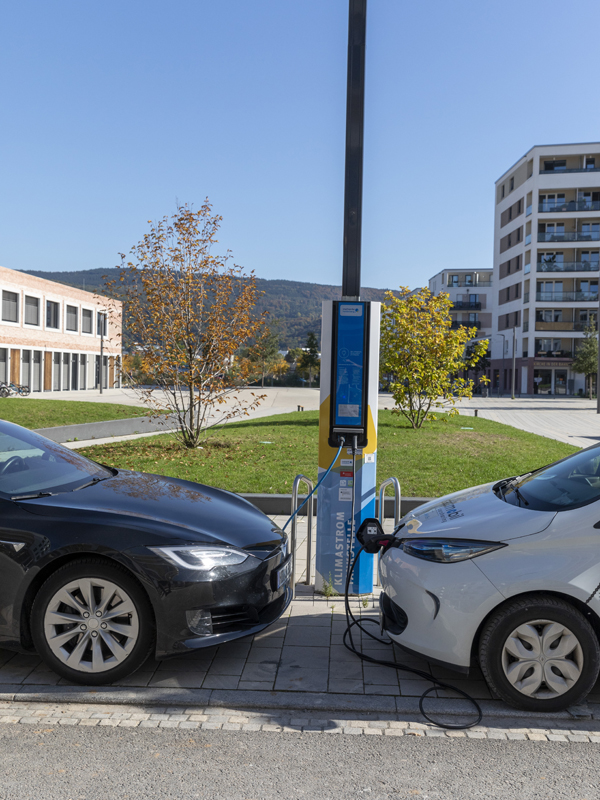 E-Ladestation am Gadamerplatz. Foto: Stadt Heidelberg