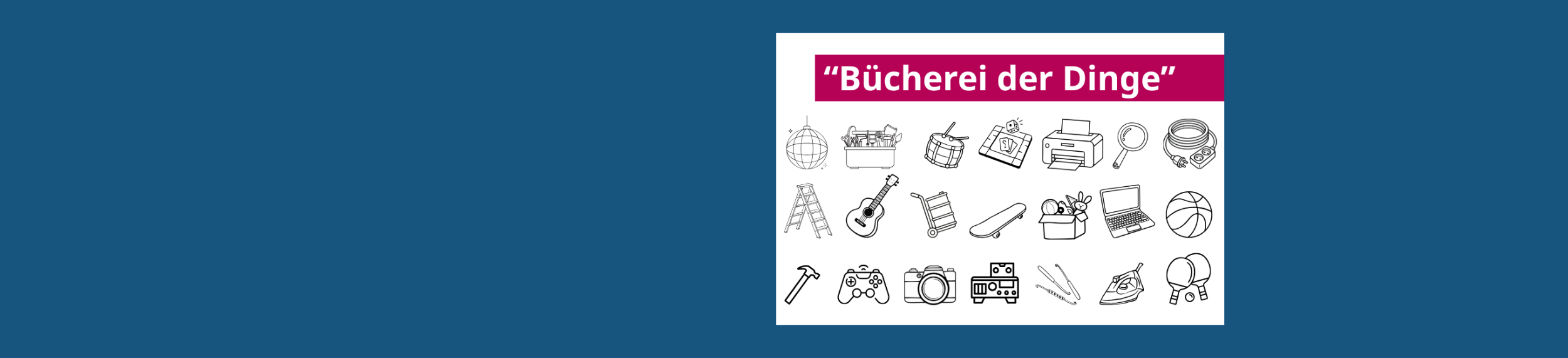 "Bücherei der Dinge" (Foto: KI generiert mit Canva)